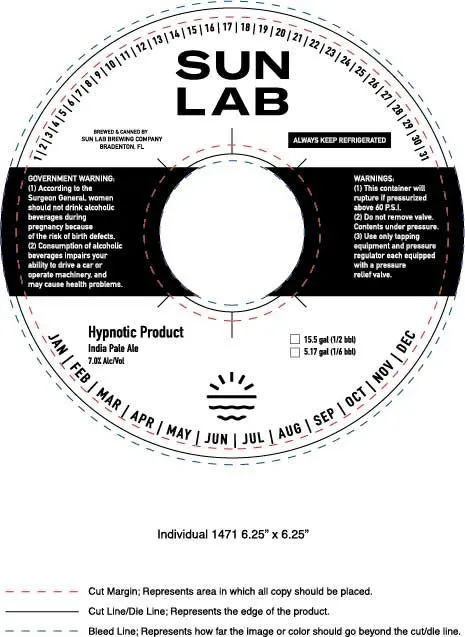Hypnotic Product — full label as filed with TTB