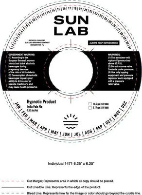 Hypnotic Product label