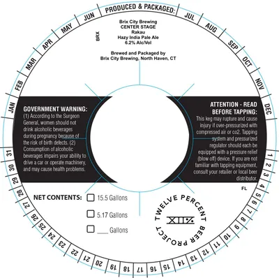 Center Stage label