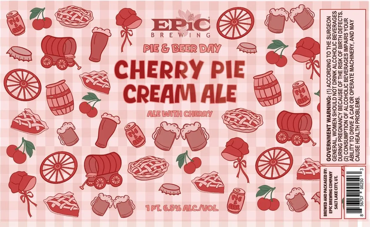 Cherry Pie Cream Ale — full label as filed with TTB