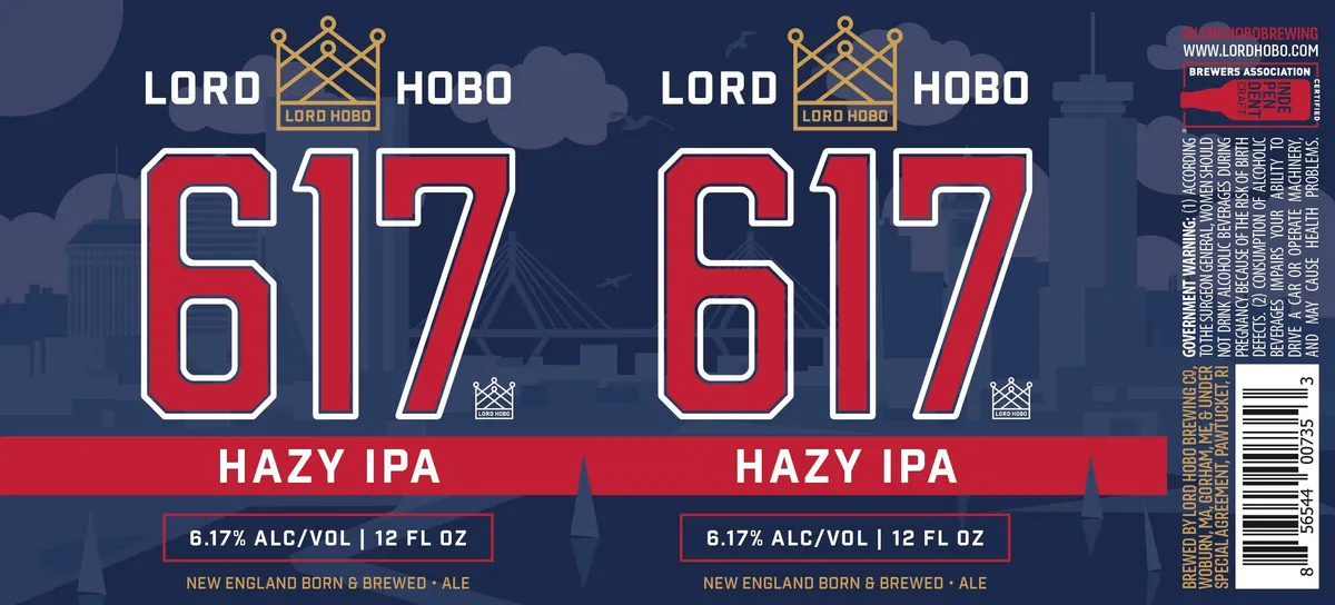 617 Hazy IPA — full label as filed with TTB