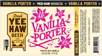 Vanilla Porter label