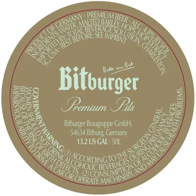Premium Pils label