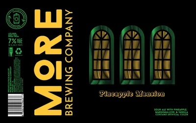 Pineapple Mansion label