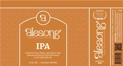 Alesong IPA label