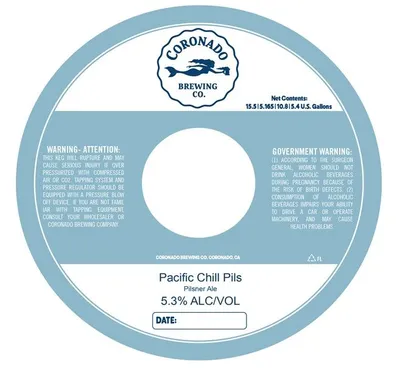 Pacific Chill Pils label
