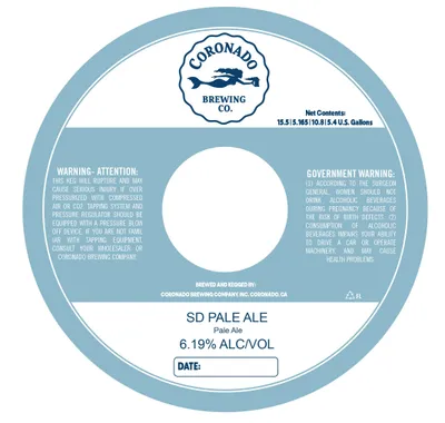 SD Pale Ale label
