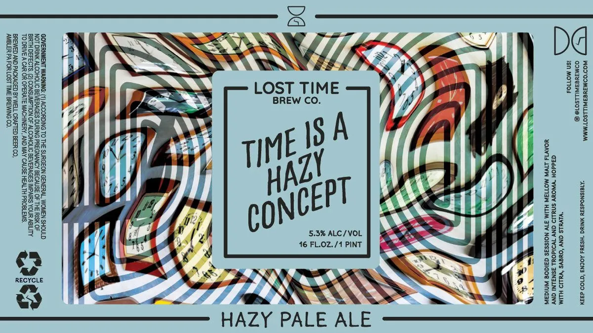 Time Is A Hazy Concept — full label as filed with TTB