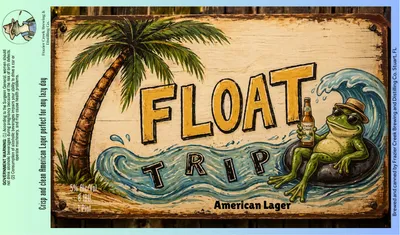 Float Trip label
