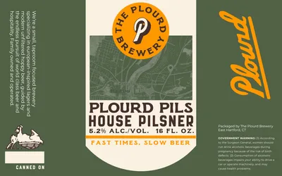 Plourd Pils label