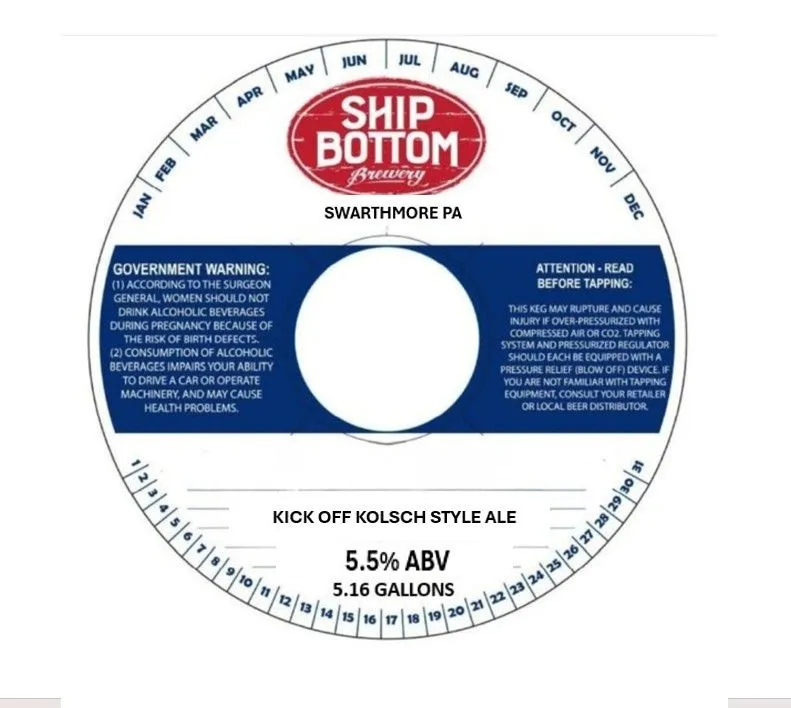 Kick Off — full label as filed with TTB