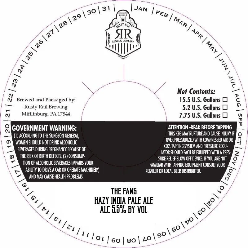 The Fans — full label as filed with TTB