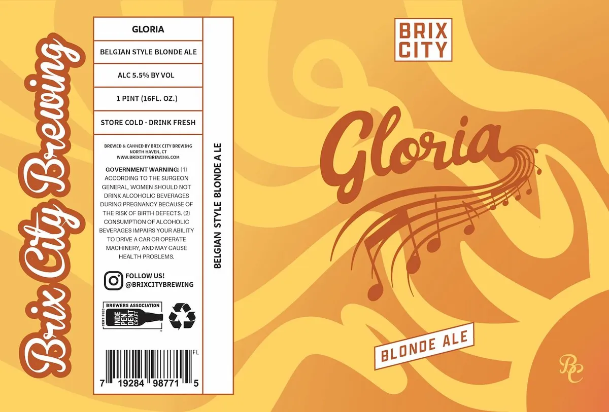 Gloria — full label as filed with TTB