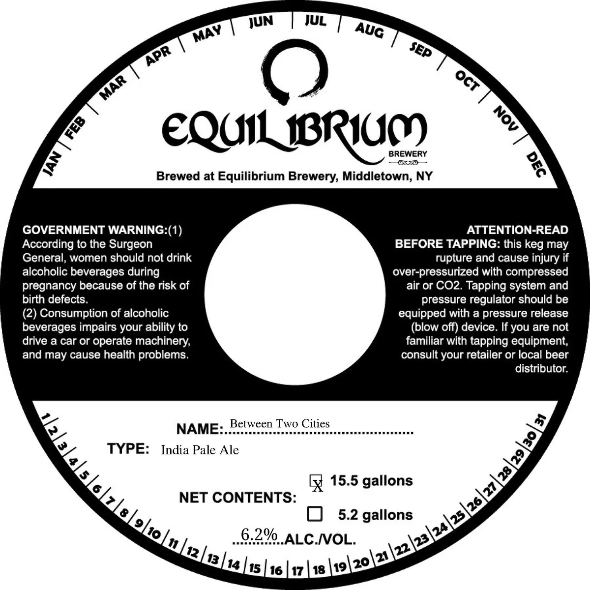 Between Two Cities label art — BETWEEN TWO CITIES