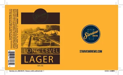 Long Level Lager label