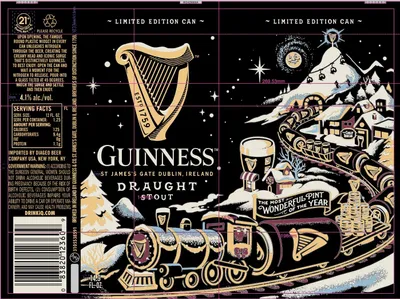 Guinness Draught Stout label
