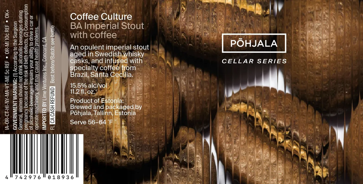 Coffee Culture label art — POHJALA