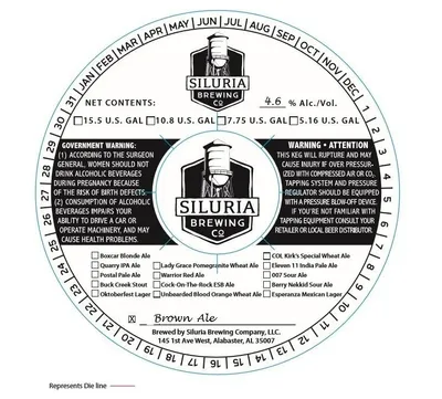 Brown Ale label