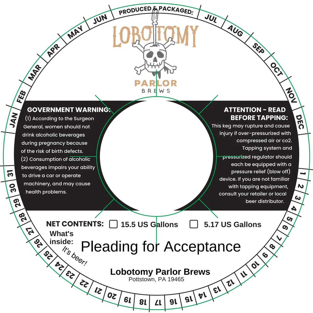 Pleading for Acceptance label