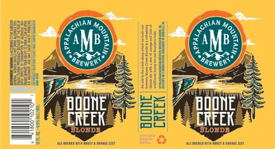 Boone Creek Blonde label