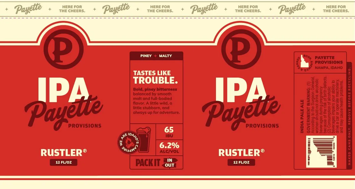 Rustler label art — PAYETTE PROVISIONS