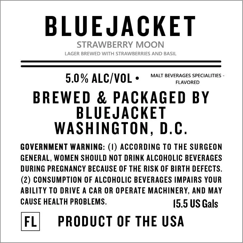 Strawberry Moon — full label as filed with TTB