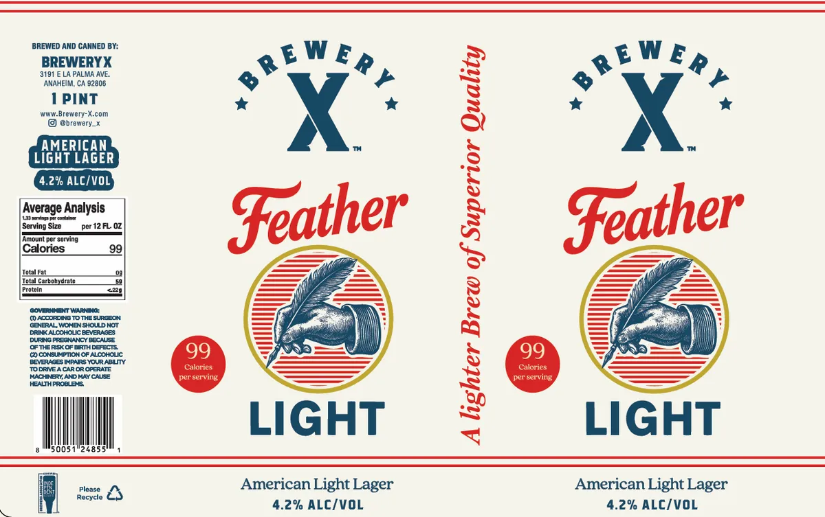 Featherlight label