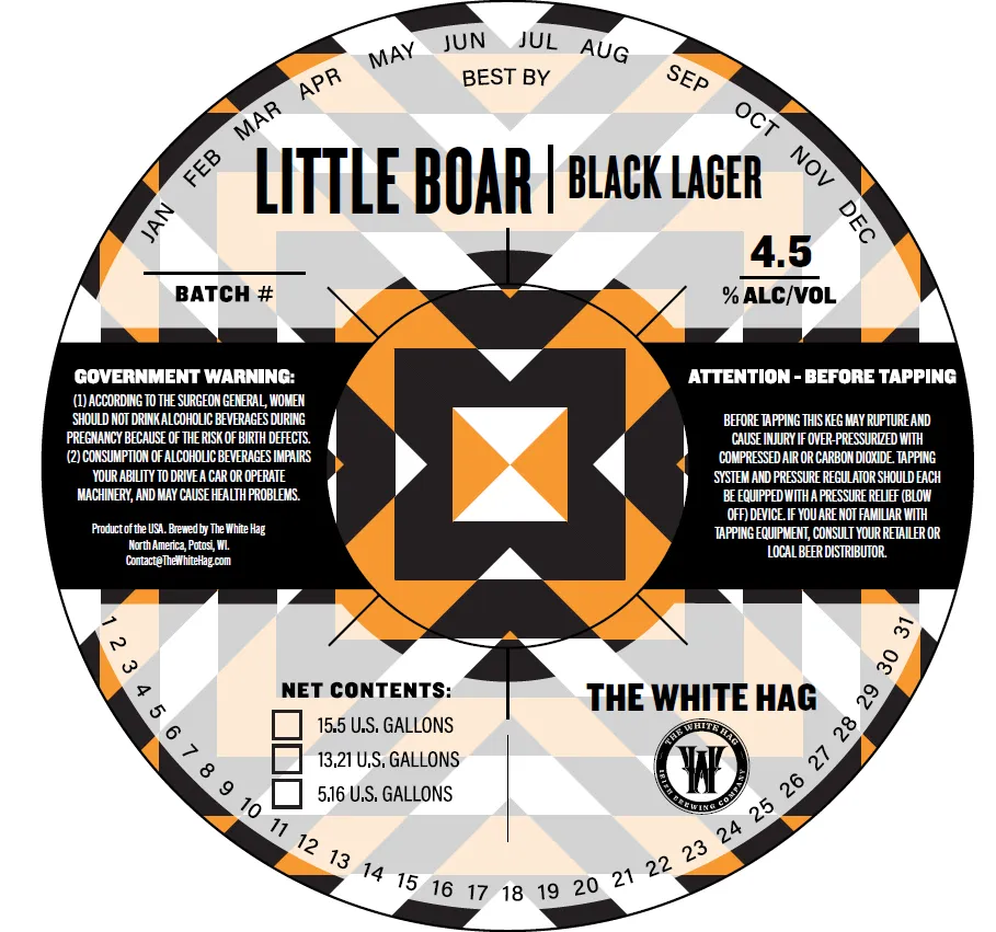 Little Boar — full label as filed with TTB