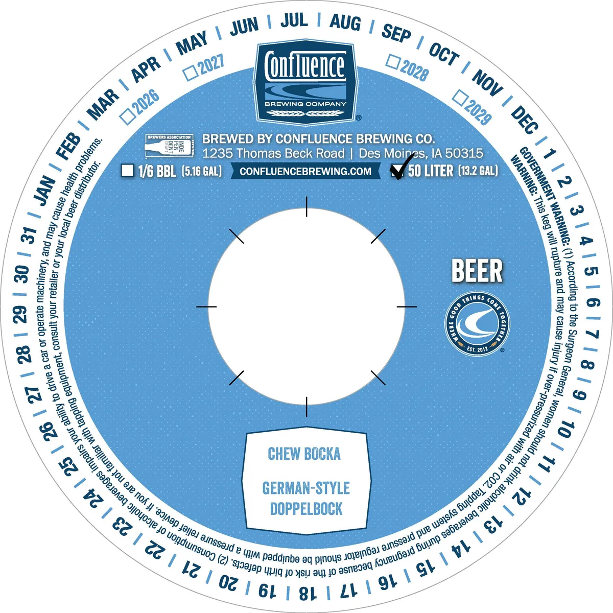Chew Bocka label art — CHEWBOCKA
