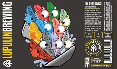 102 Anchovies label