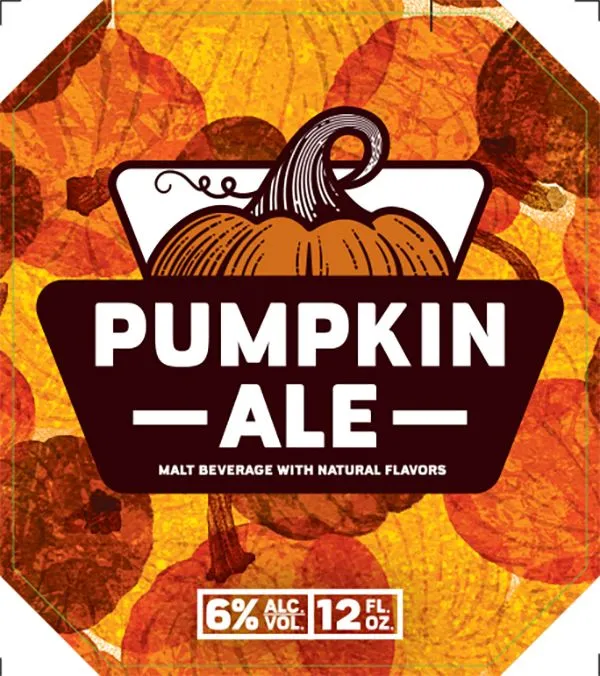 Pumpkin Ale label art — STATE OF BREWING