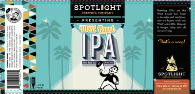 West Coast IPA label