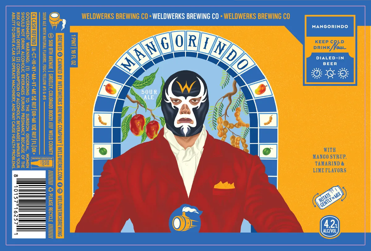 Mangorindo label art — WELDWERKS