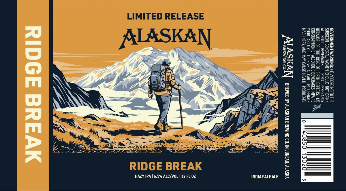 Ridge Break label art — ALASKAN