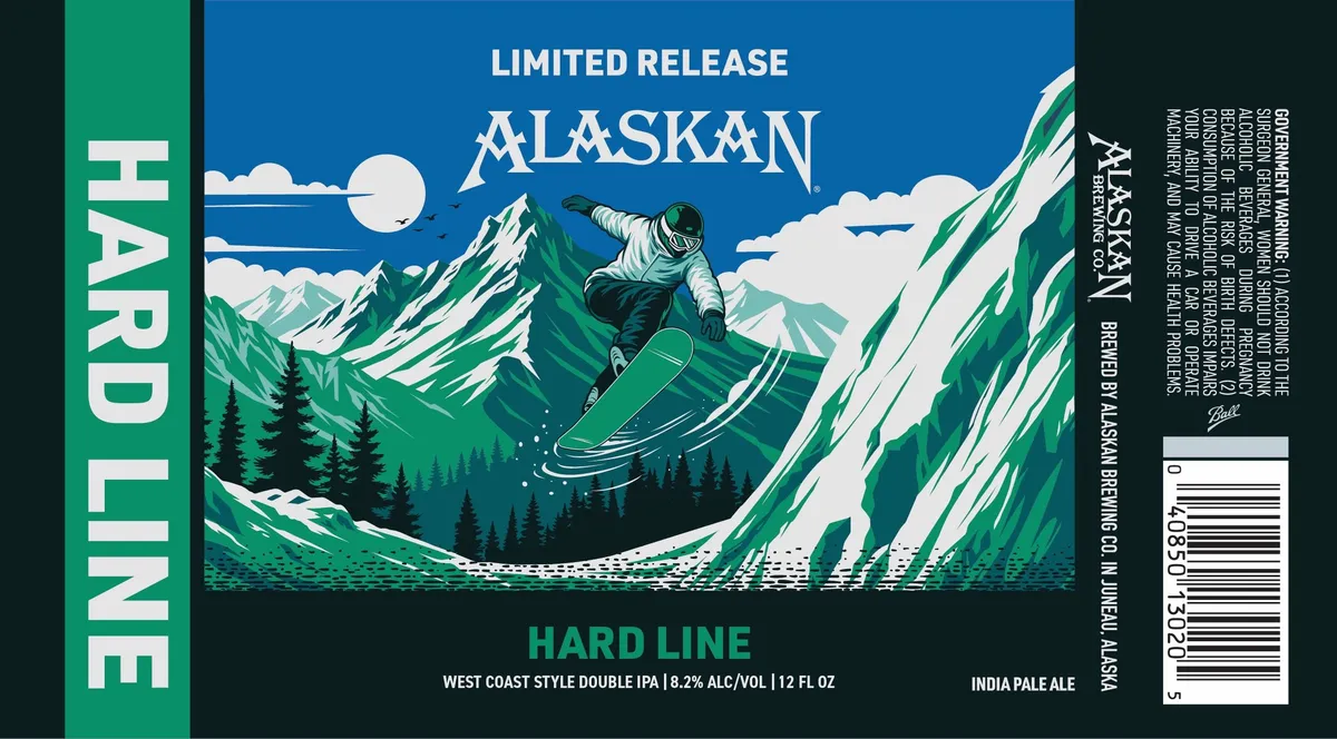 Hard Line label art — ALASKAN