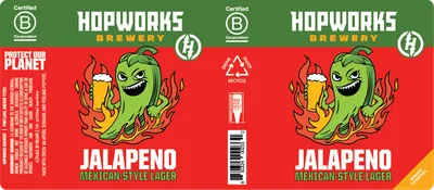 Jalapeno Mexican-Style Lager label