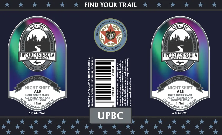 Night Shift Ale — full label as filed with TTB
