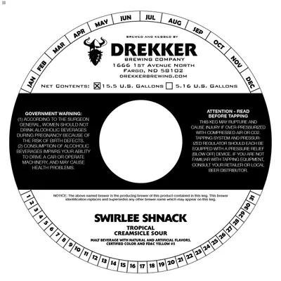 Swirlee Shnack label