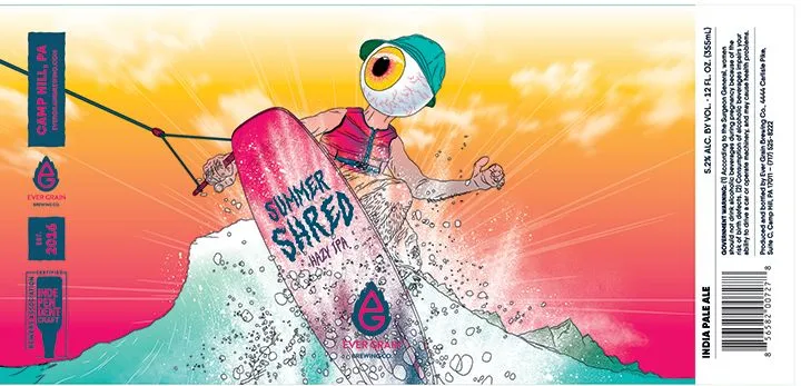 Summer Shred label art — EVER GRAIN BREWING CO.