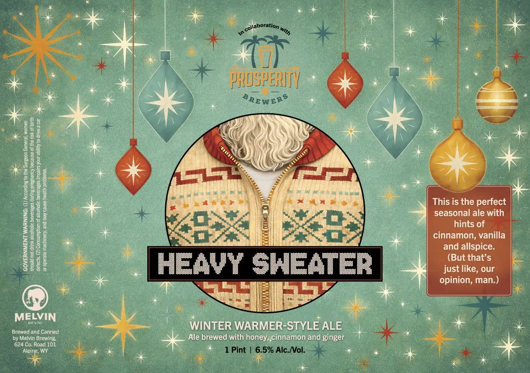 Heavy Sweater Winter Ale — full label as filed with TTB