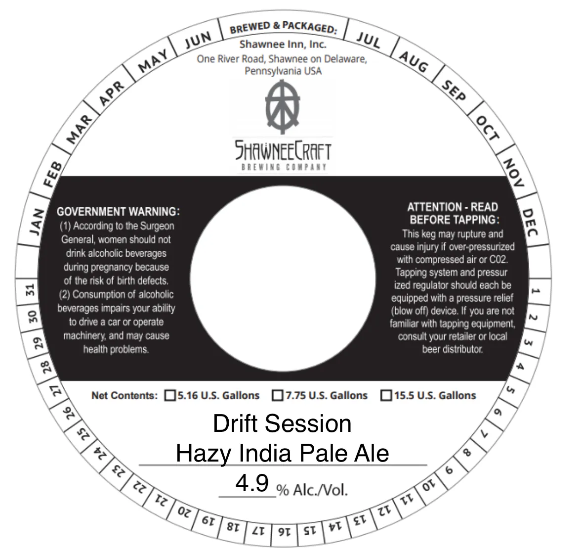 Drift Session label art — SHAWNEECRAFT