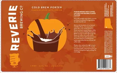 Cold Brew Porter - Pumpkin Spice Latte Porter label