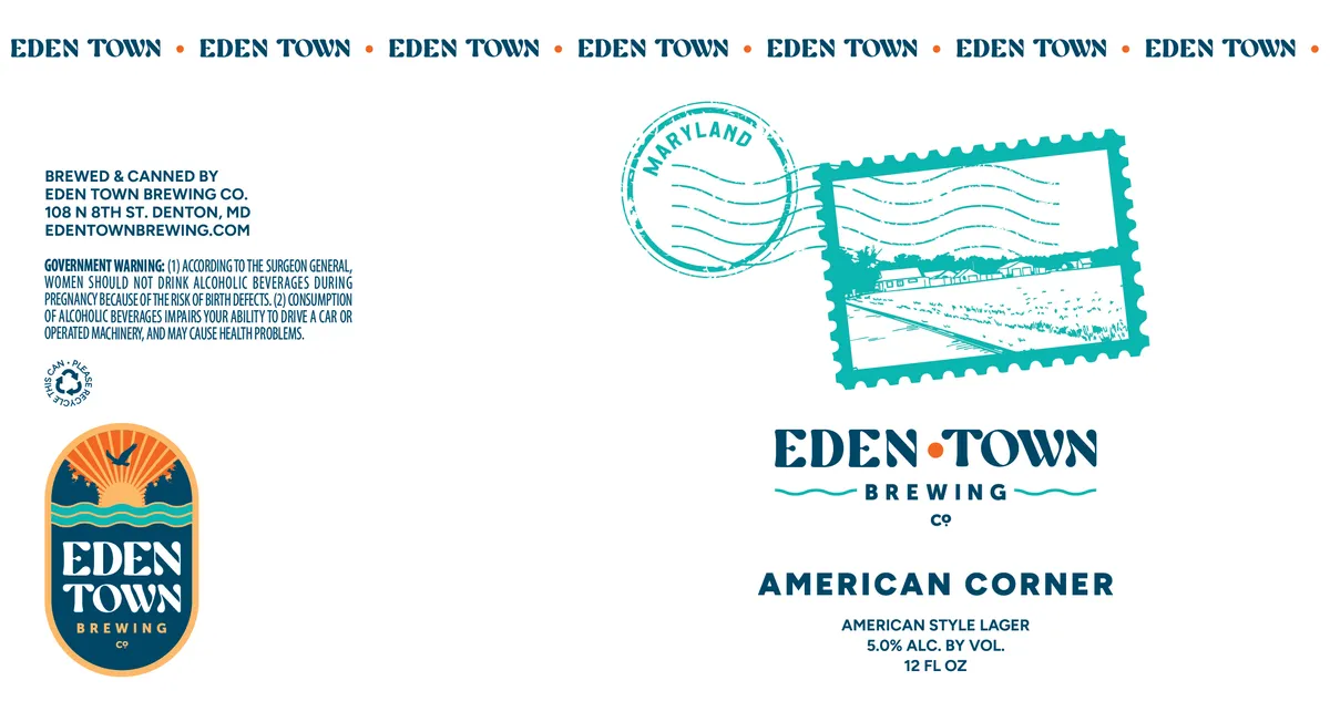American Corner — full label as filed with TTB