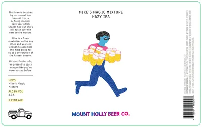 Mike's Magic Mixture label