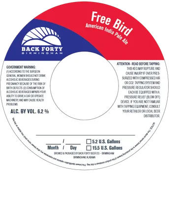 Free Bird label