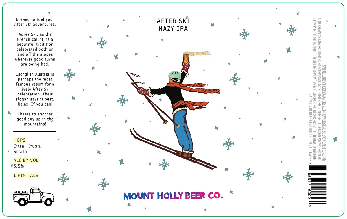 After Ski — full label as filed with TTB