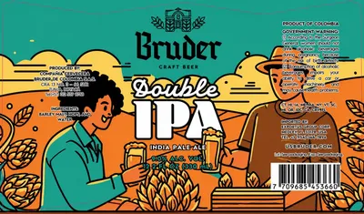 Double IPA label