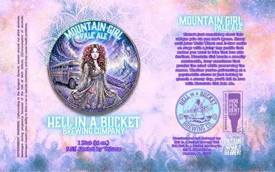 Mountain Girl Pale Ale label