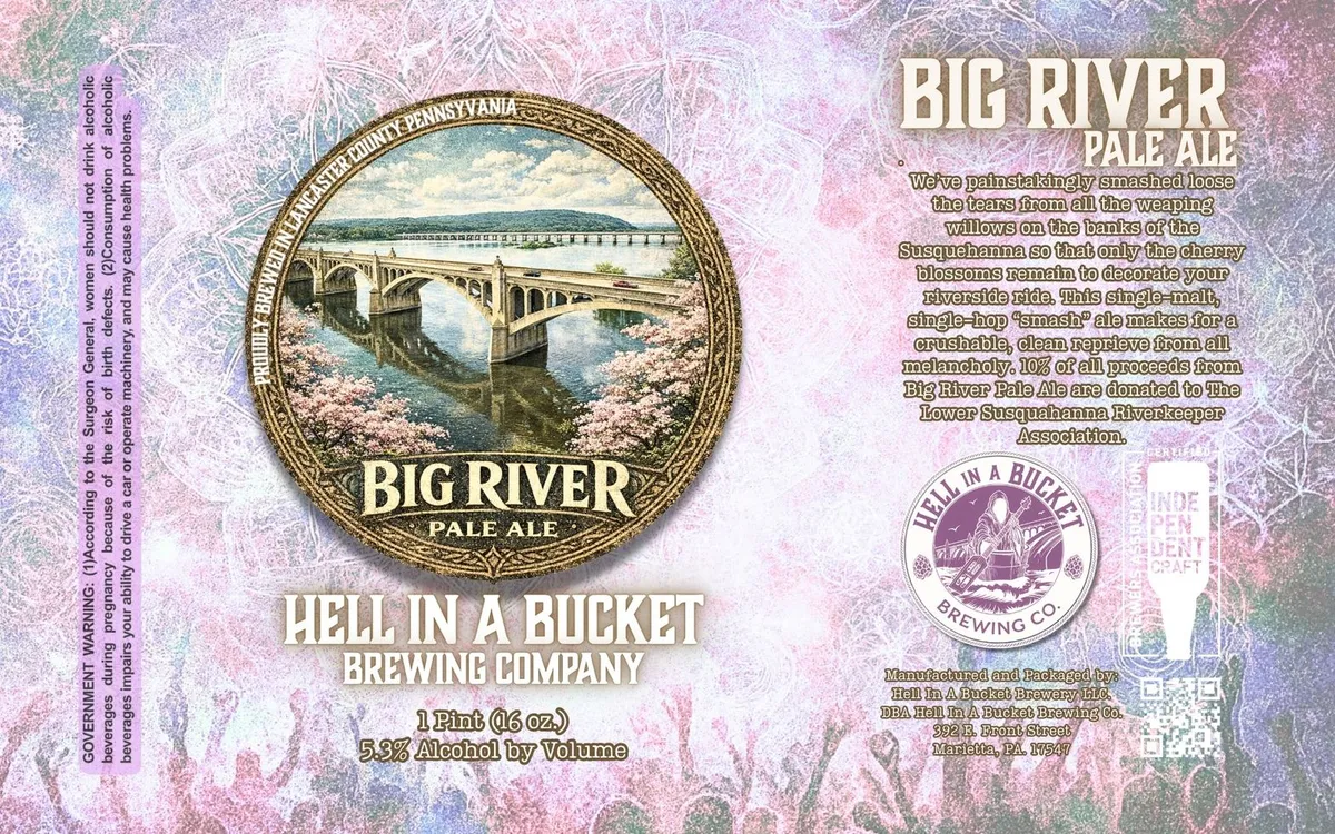 Big River Pale Ale — full label as filed with TTB