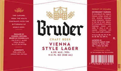 Vienna Style Lager label